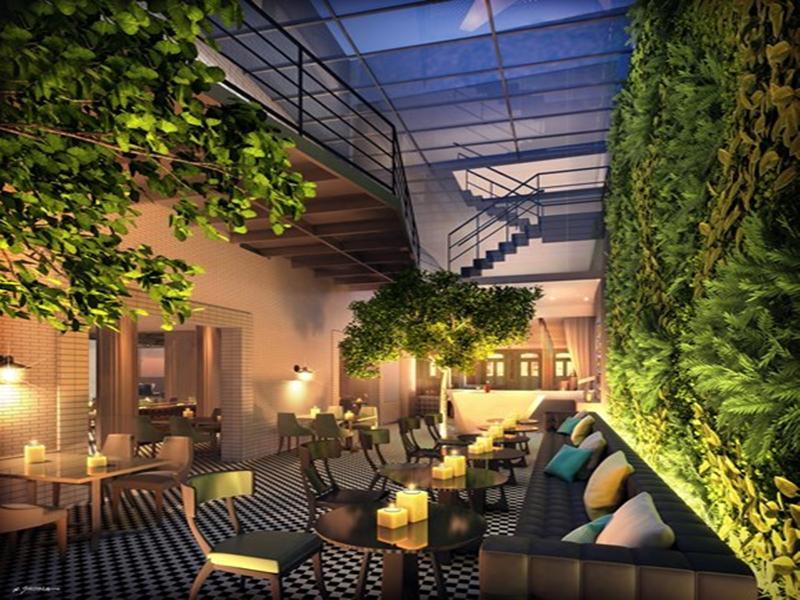 Hotel Atlantico Prime Rio de Janeiro Buitenkant foto The rooftop garden of the hotel