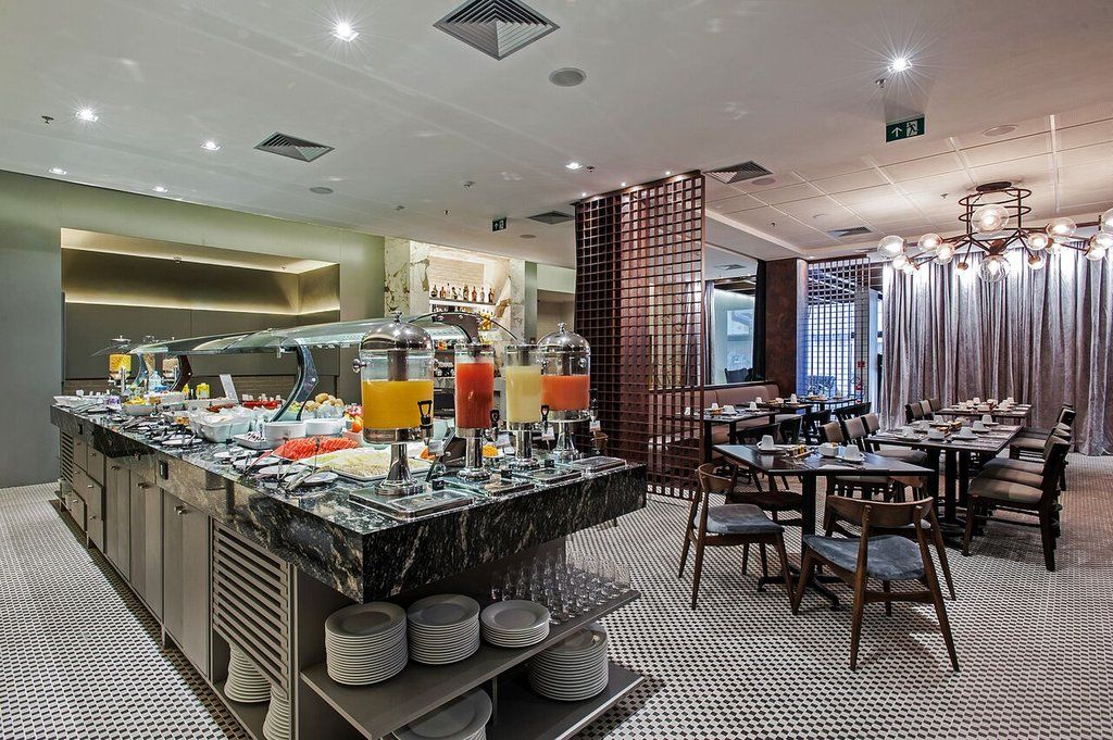 Hotel Atlantico Prime Rio de Janeiro Buitenkant foto Breakfast buffet at a luxury hotel